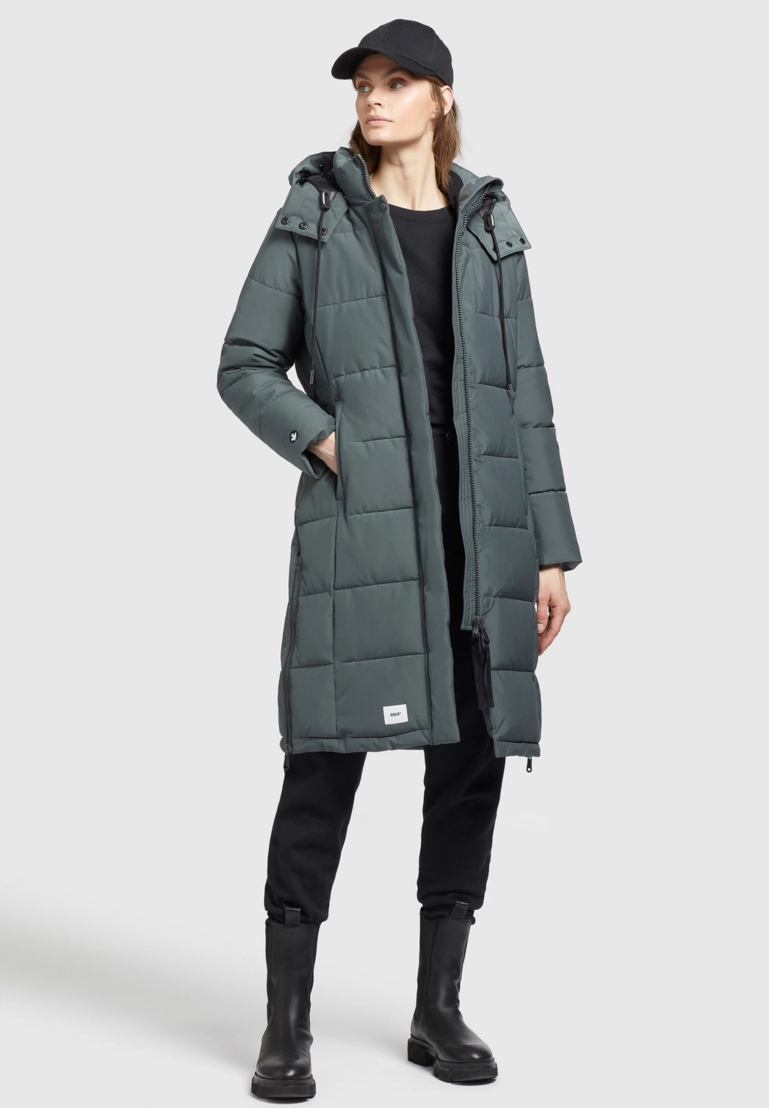 Khujo ClivCappotto CortoTürkisgrün Donna Cappotti KH121U15G-L11 2 Khujo ClivCappotto CortoTürkisgrün Donna Cappotti KH121U15G-L11 - immagine 2