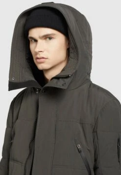Khujo FankGiacca InvernaleDunkel Olivgrau Uomo Giacche KH122T0E7-N11 -Vendite Khujo 02160734ef6a484192fe6b859616626d