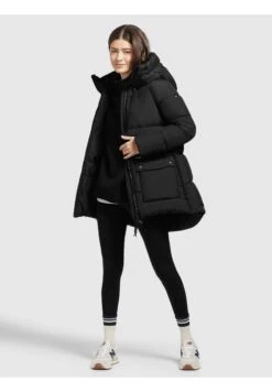 Khujo PheobeCappotto InvernaleSchwarz Donna Cappotti KH121U15N-Q11 -Vendite Khujo 029f8da883754c0fa824881fc0d2311e