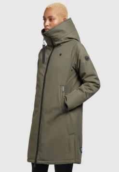 Khujo LisadCappotto InvernaleKhaki Grün Donna Cappotti KH121U16E-N11 -Vendite Khujo 03c57e4753894ac4a81368309bc45886