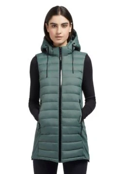 Khujo Weste Becca MattSmanicatoKupfergrün Donna Giacche E Blazer KH121U18P-L11 -Vendite Khujo 052e9255d10c4668be5351e6f1d34a4f