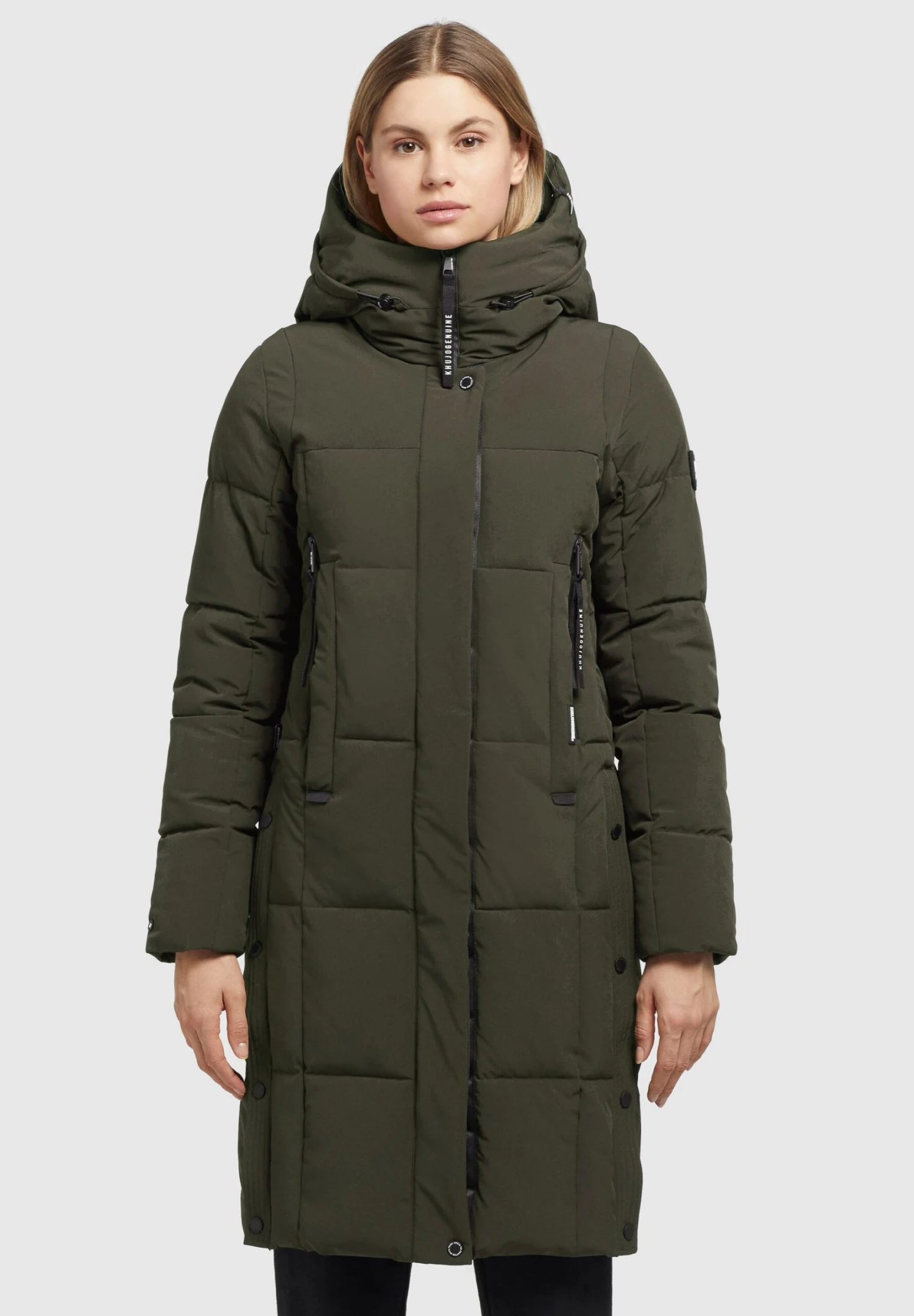 Khujo NamitaCappotto InvernaleDunkelgrün Donna Cappotti KH121U14Z-M11 1 Khujo NamitaCappotto InvernaleDunkelgrün Donna Cappotti KH121U14Z-M11