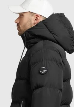 Khujo RafiCappotto InvernaleSchwarz Uomo Cappotti KH122T0E2-Q11 -Vendite Khujo 0918e26bb2d14e97bf8264e989663170