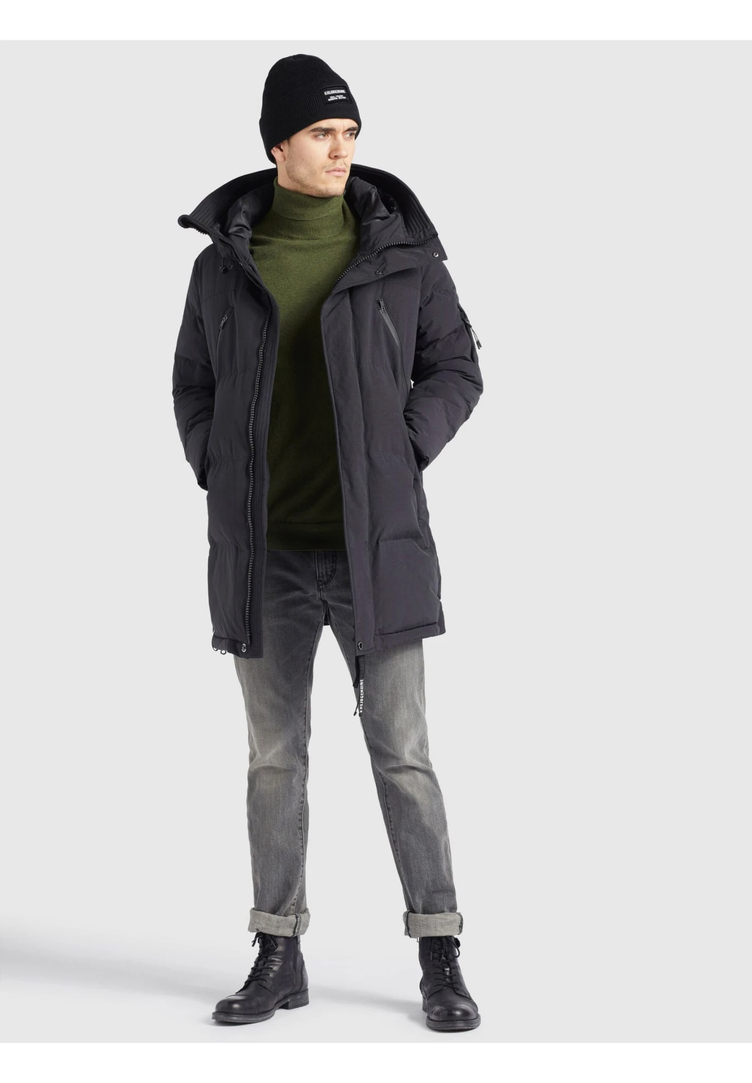 Khujo ZylanCappotto InvernaleSchwarz Uomo Cappotti KH122T0CD-Q11 5 Khujo ZylanCappotto InvernaleSchwarz Uomo Cappotti KH122T0CD-Q11 - immagine 5