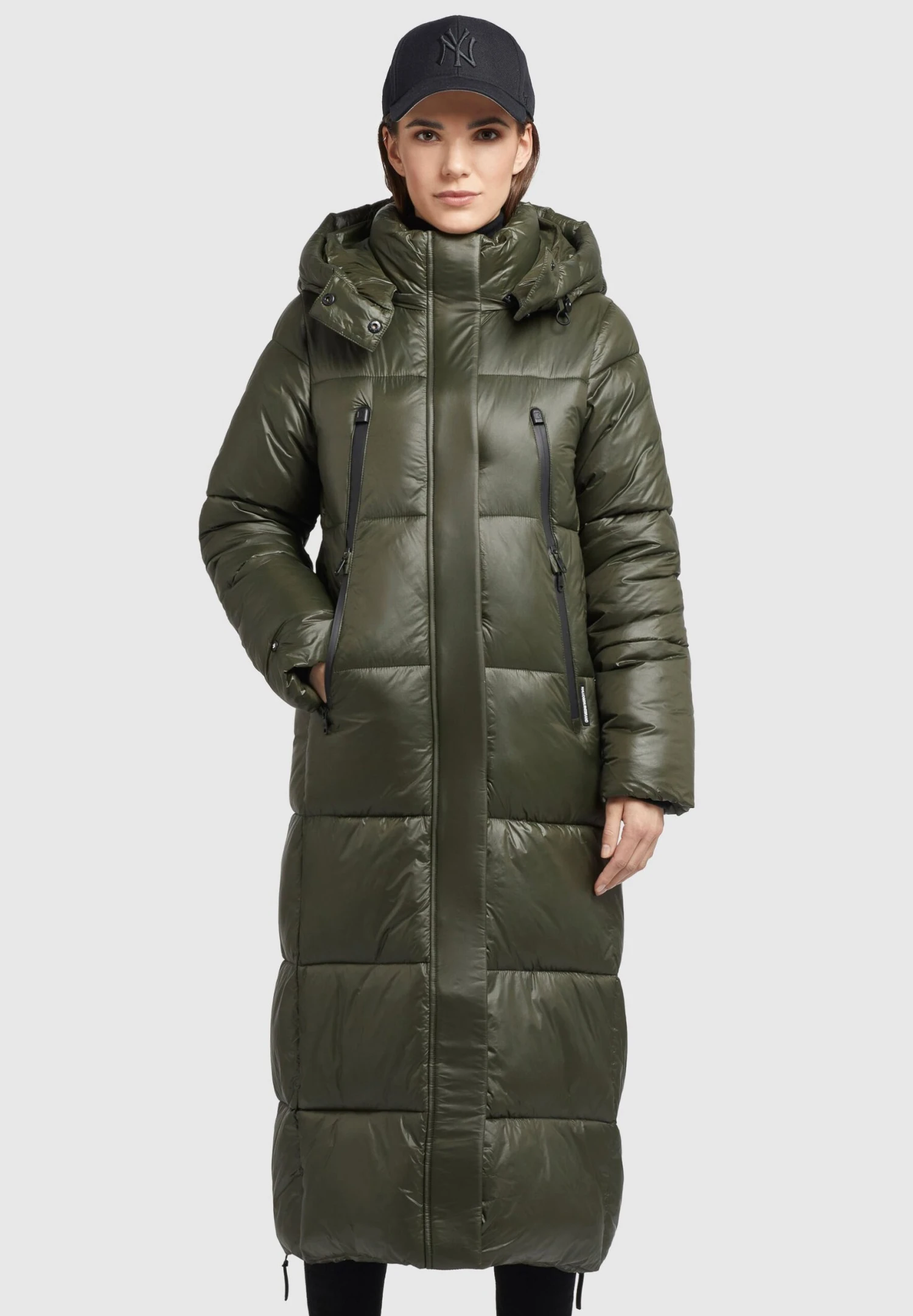 Khujo Melona ShinyCappotto InvernaleDunkelgrün Donna Cappotti KH121U15D-M11 1 Khujo Melona ShinyCappotto InvernaleDunkelgrün Donna Cappotti KH121U15D-M11