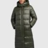 Khujo Emoria ShinyCappotto InvernaleDunkelgrun Donna Cappotti KH121U17O-M11