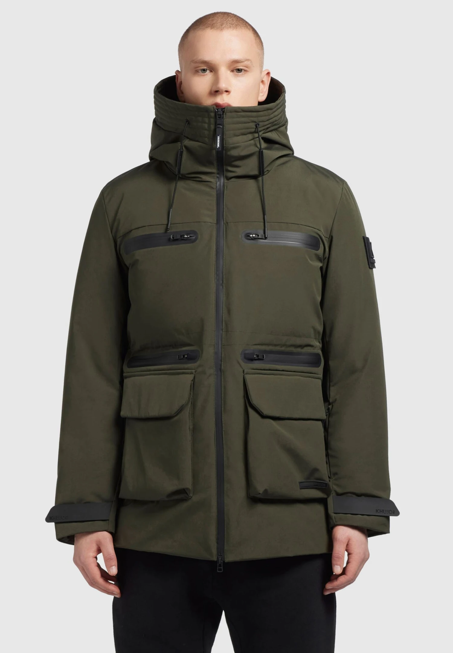 Khujo DayoGiacca InvernaleDunkelgrün Uomo Giacche KH122T0G8-M11 1 Khujo DayoGiacca InvernaleDunkelgrün Uomo Giacche KH122T0G8-M11