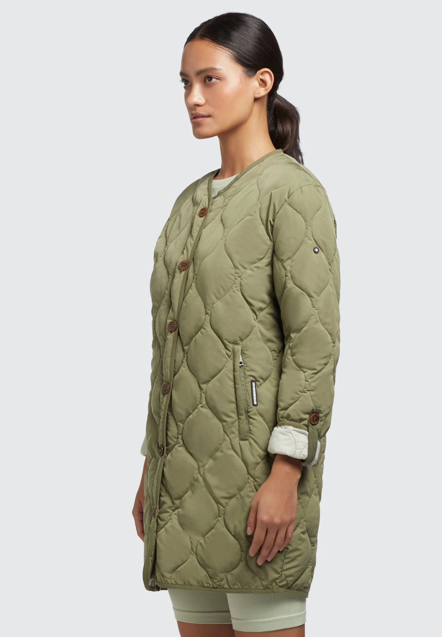 Khujo SiraGiacca Da Mezza StagioneOlivgrün Donna Giacche E Blazer KH121U185-N11 4 Khujo SiraGiacca Da Mezza StagioneOlivgrün Donna Giacche E Blazer KH121U185-N11 - immagine 4