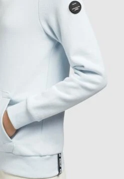 Khujo RhabeaFelpa Con CappuccioHellblau Donna Felpe KH121J077-K11 -Vendite Khujo 1023b5e19f6649848565674af4ab60b7