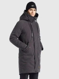 Khujo HaakCappotto InvernaleDunkelgrau Uomo Cappotti KH122T0CR-C11 -Vendite Khujo 13a03866302048429ccd42264d024eb6