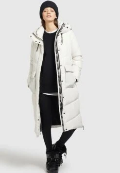 Khujo ElvitaCappotto InvernaleWeiß Donna Cappotti KH121U14I-A11 -Vendite Khujo 1591adb69a18454c99340db3e5323e72