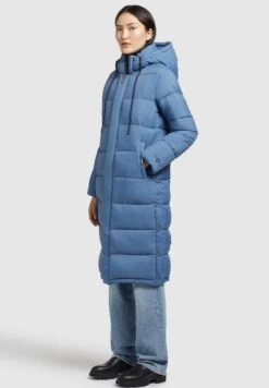 Khujo Julina MattCappotto InvernaleBlau Donna Cappotti KH121U14M-K11 -Vendite Khujo 160b8acb636448b7956aa54a94bf41d8
