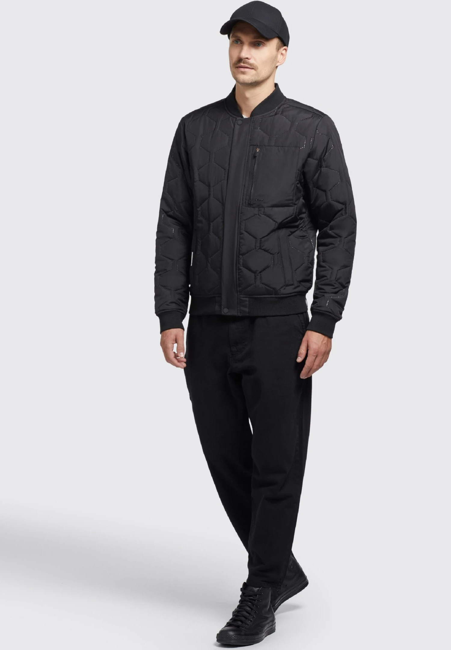 Khujo CarlsonGiacca Da Mezza StagioneSchwarz Uomo Giacche KH122T0ES-Q11 2 Khujo CarlsonGiacca Da Mezza StagioneSchwarz Uomo Giacche KH122T0ES-Q11 - immagine 2