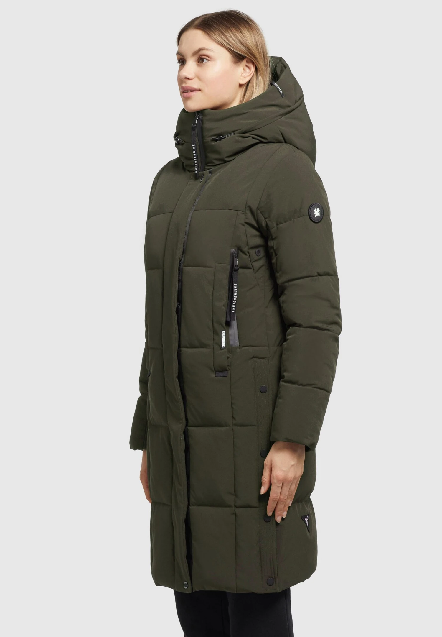 Khujo NamitaCappotto InvernaleDunkelgrün Donna Cappotti KH121U14Z-M11 5 Khujo NamitaCappotto InvernaleDunkelgrün Donna Cappotti KH121U14Z-M11 - immagine 5