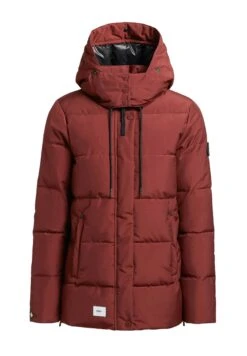 Khujo EuniceCappotto InvernaleRostrot Donna Cappotti KH121U168-G11 -Vendite Khujo 175ec1be20f74d608cb258623b9cc33a