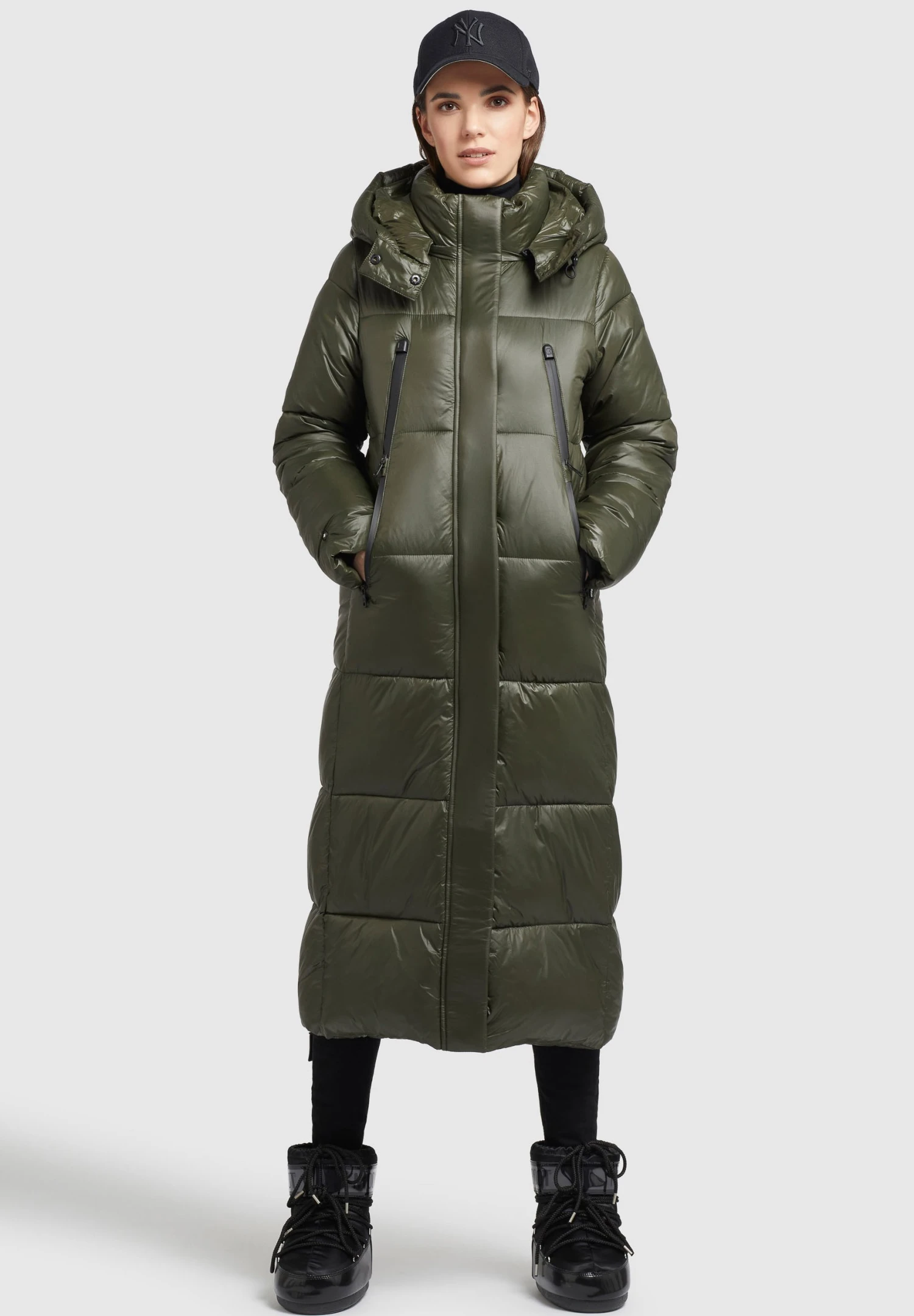 Khujo Melona ShinyCappotto InvernaleDunkelgrün Donna Cappotti KH121U15D-M11 2 Khujo Melona ShinyCappotto InvernaleDunkelgrün Donna Cappotti KH121U15D-M11 - immagine 2