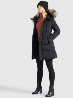 Khujo Mantel JarvanaCappotto InvernaleSchwarz Donna Cappotti KH121U10J-Q11 -Vendite Khujo 191361ce4a4c466bb35872857420c16d