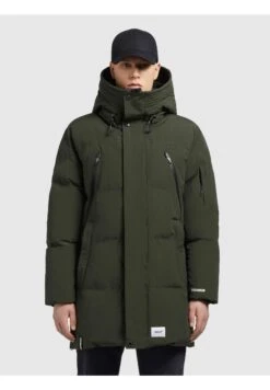 Khujo CloydCappotto InvernaleKhaki Grün Uomo Cappotti KH122T0FU-N11
