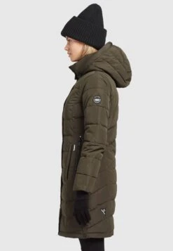 Khujo Delinas2Cappotto InvernaleDunkeloliv Donna Cappotti KH121U118-N11 -Vendite Khujo 19b520148fe64aedafd772e0e3b9dfb0