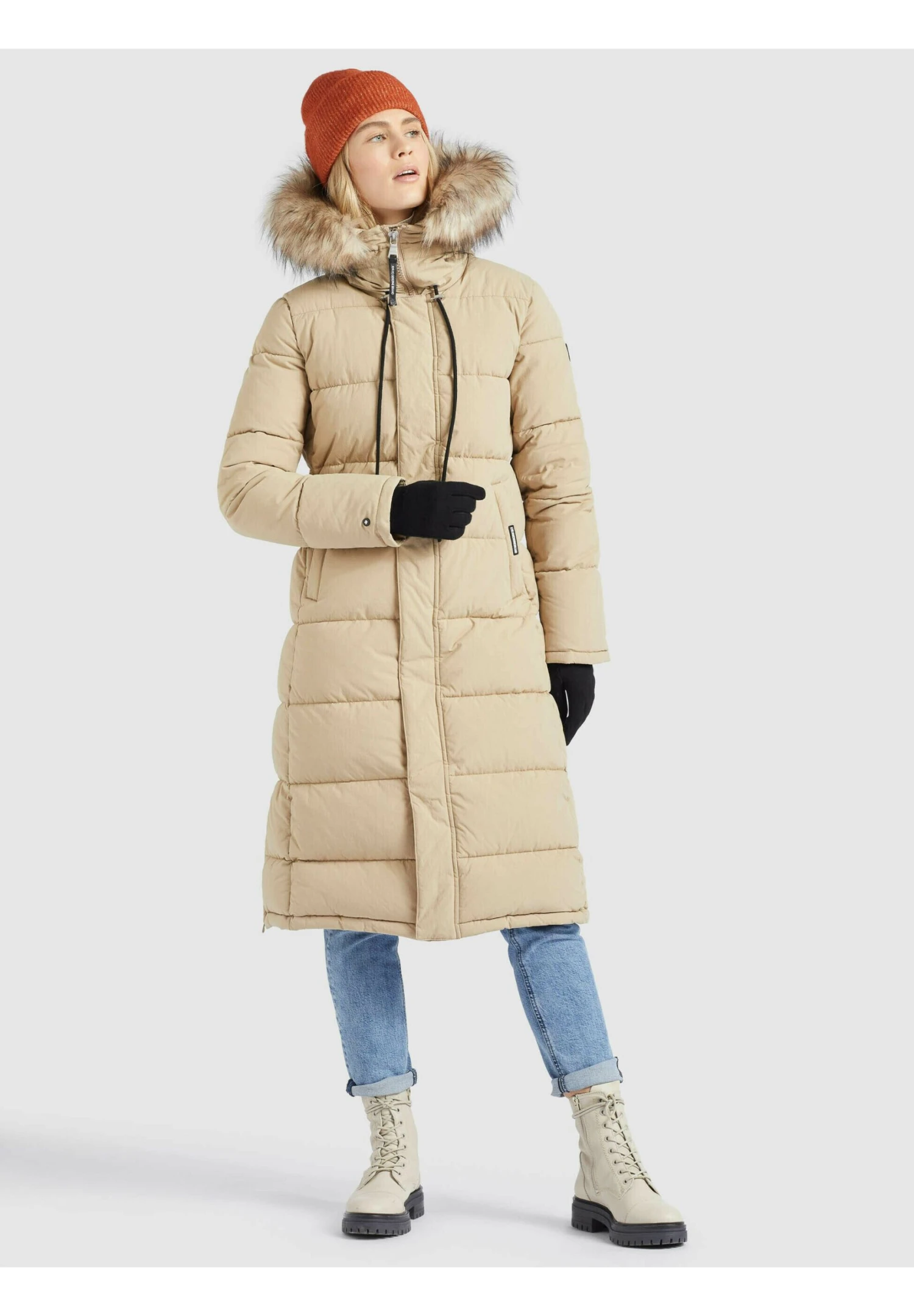 Khujo LissandraCappotto InvernaleBeige Donna Cappotti KH121U12N-B11 2 Khujo LissandraCappotto InvernaleBeige Donna Cappotti KH121U12N-B11 - immagine 2