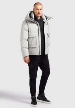 Khujo HintoGiacca InvernaleHellgrau Uomo Giacche KH122T0G0-C11 -Vendite Khujo 1d5352684a324b8e92159eea9b3e6639