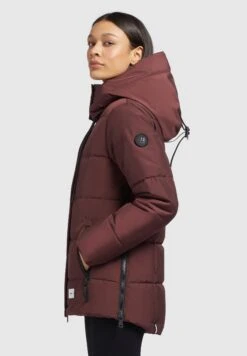 Khujo CineCappotto InvernaleWeinrot Donna Cappotti KH121U1BT-G11 -Vendite Khujo 206538bdd9b34a37a256c657bf7ab8a5