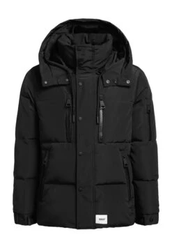 Khujo BizkitGiacca InvernaleSchwarz Uomo Giacche KH122T0DK-Q11 -Vendite Khujo 2129ef5c8b0c407cb7b0df6b58cd08a9