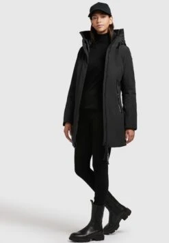 Khujo Viona3Cappotto InvernaleSchwarz Donna Cappotti KH121U15A-Q11 -Vendite Khujo 23bece26dc1b4e4489126db5bf50f9a0