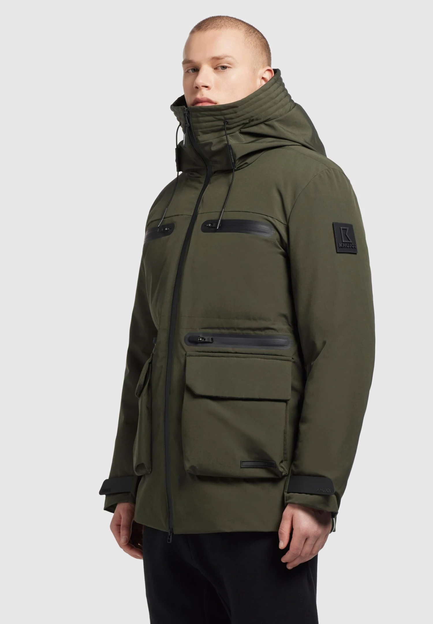 Khujo DayoGiacca InvernaleDunkelgrün Uomo Giacche KH122T0G8-M11 5 Khujo DayoGiacca InvernaleDunkelgrün Uomo Giacche KH122T0G8-M11 - immagine 5