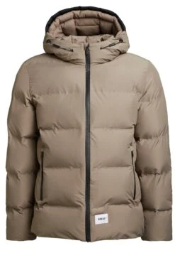 Khujo JuffGiacca InvernaleTaupe Uomo Giacche KH122T0E5-B11 -Vendite Khujo 26078f043d0e444a8597ac5113e71996