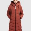 Khujo MikiaCappotto InvernaleRotbraun Donna Cappotti KH121U1AP-O11