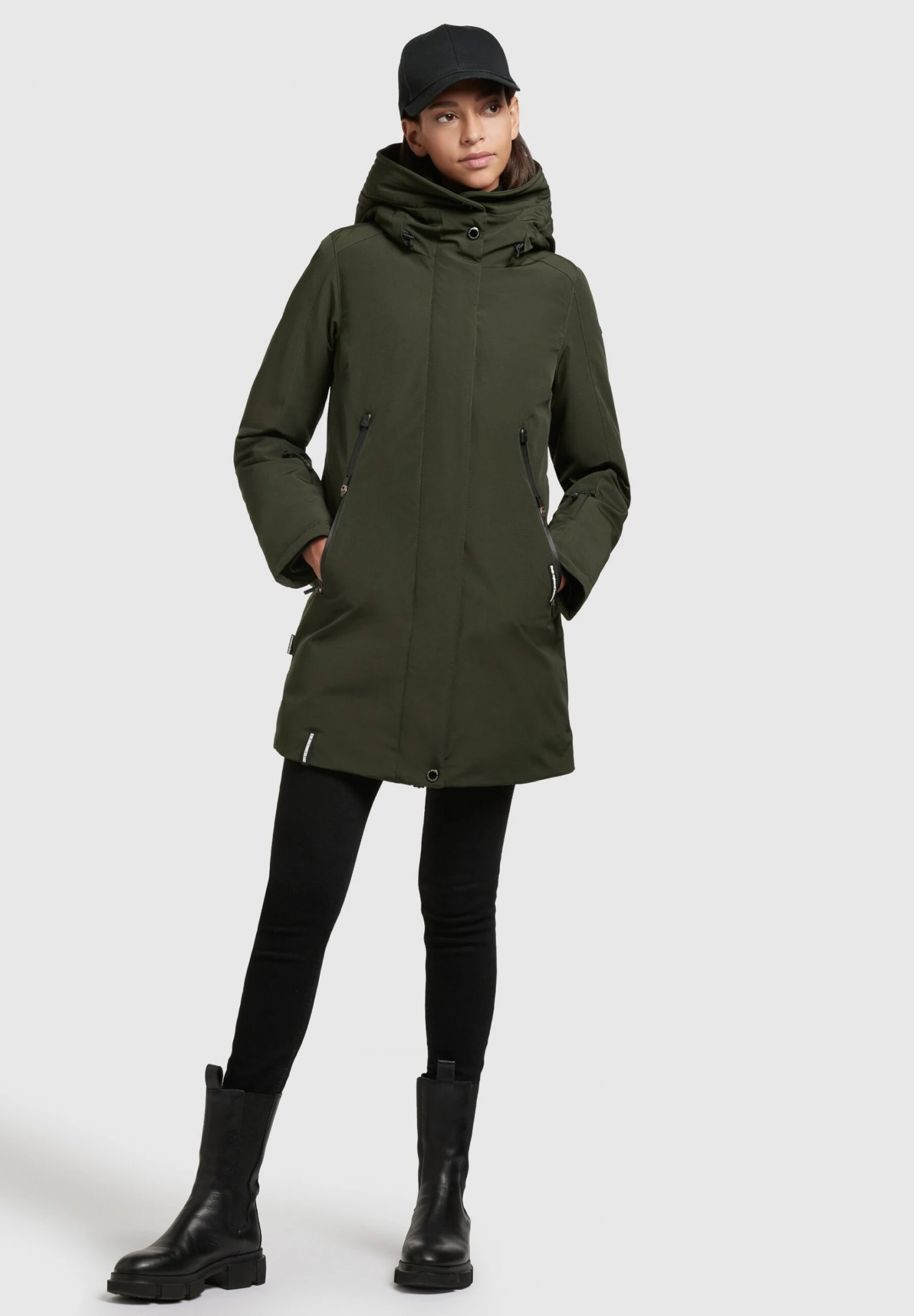 Khujo Viona3Cappotto InvernaleDunkelgrün Donna Cappotti KH121U15A-M11 2 Khujo Viona3Cappotto InvernaleDunkelgrün Donna Cappotti KH121U15A-M11 - immagine 2
