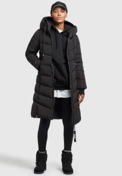 Khujo KlaydCappotto InvernaleSchwarz Donna Cappotti KH121U14O-Q11 -Vendite Khujo 28fde6f34a174d96920355880115db9c