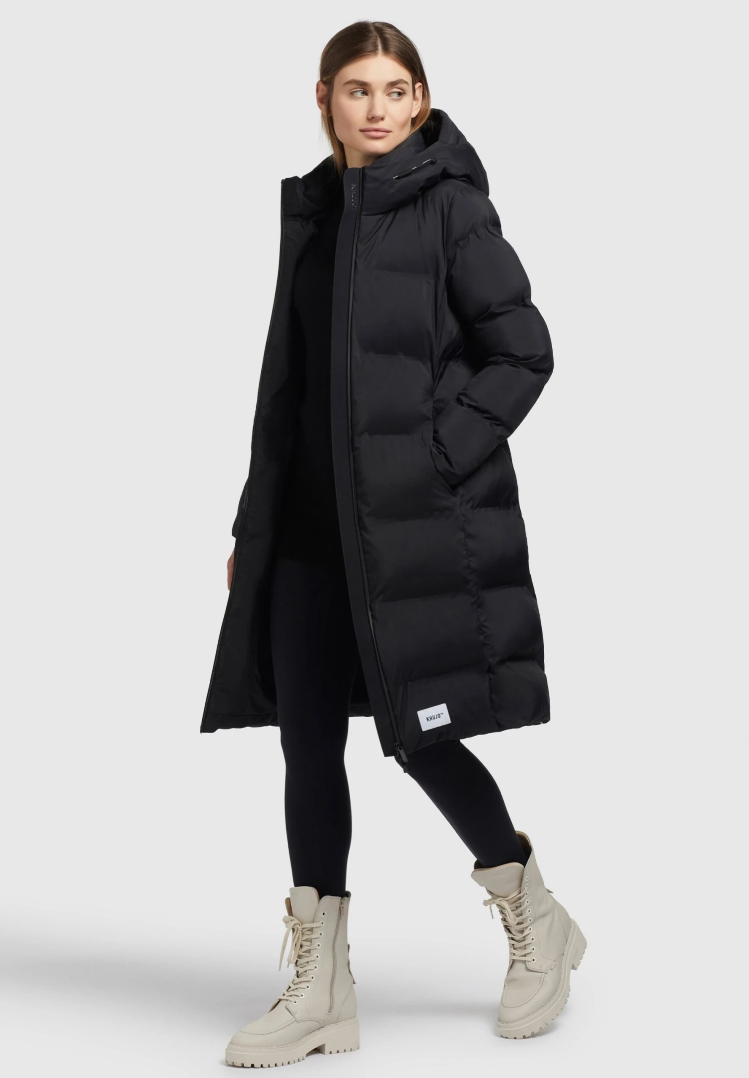 Khujo FinnieCappotto InvernaleSchwarz Donna Cappotti KH121U1CP-Q11 5 Khujo FinnieCappotto InvernaleSchwarz Donna Cappotti KH121U1CP-Q11 - immagine 5