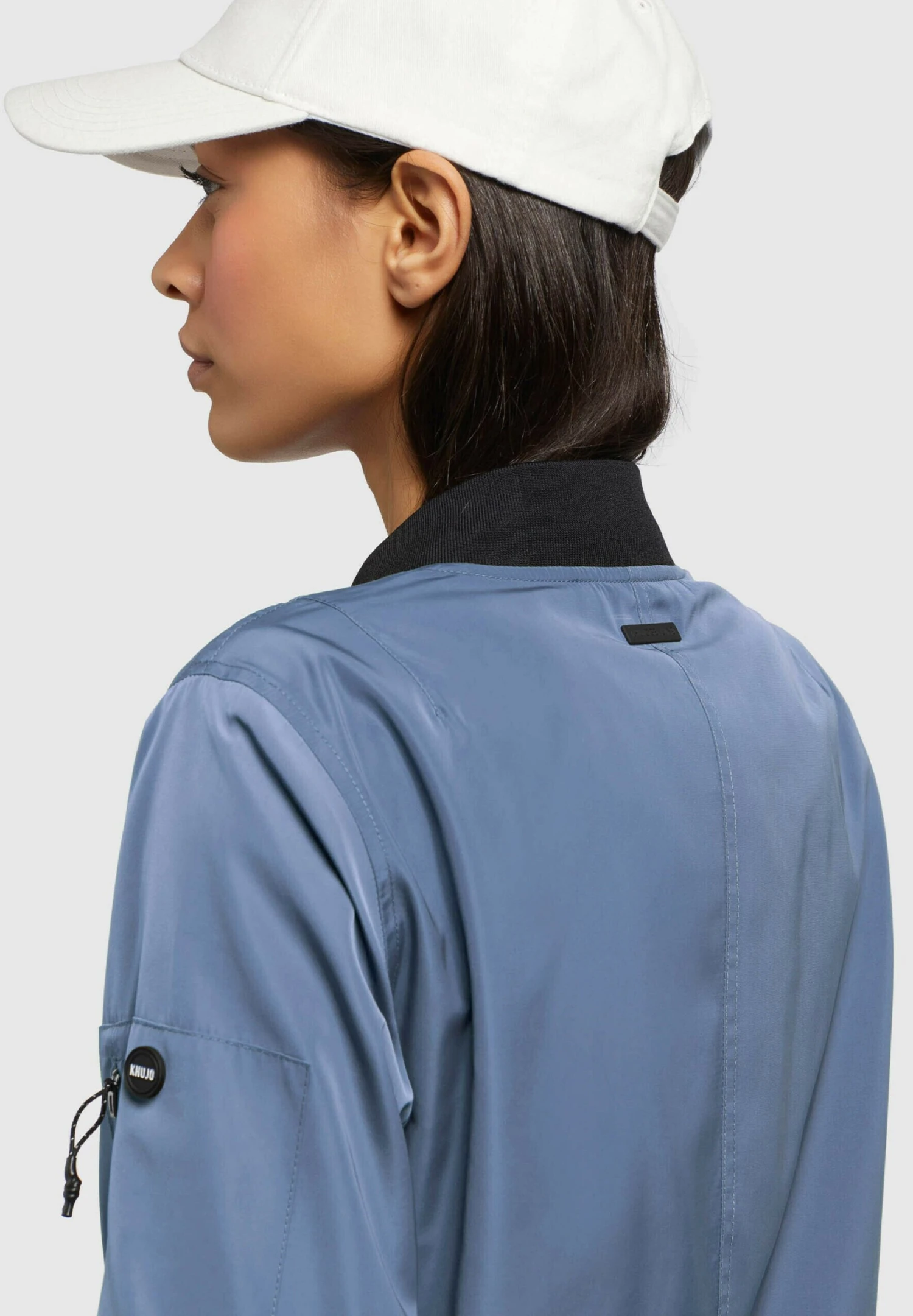 Khujo Stence2Giubbotto BomberBlau Donna Giacche E Blazer KH121G0E1-K11 6 Khujo Stence2Giubbotto BomberBlau Donna Giacche E Blazer KH121G0E1-K11 - immagine 6