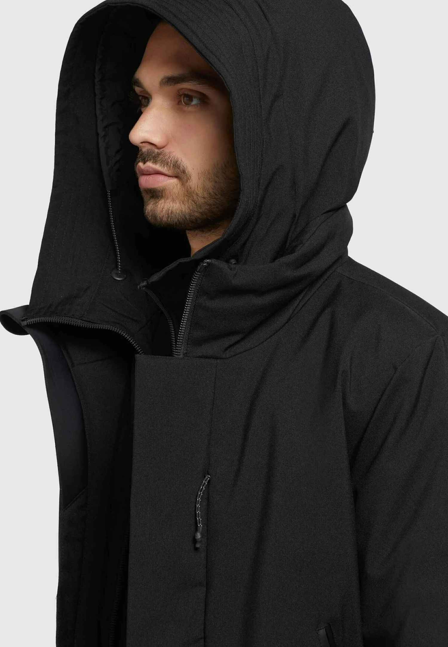 Khujo WayerGiacca InvernaleSchwarz Meliert Uomo Giacche KH122T0E1-Q11 4 Khujo WayerGiacca InvernaleSchwarz Meliert Uomo Giacche KH122T0E1-Q11 - immagine 4