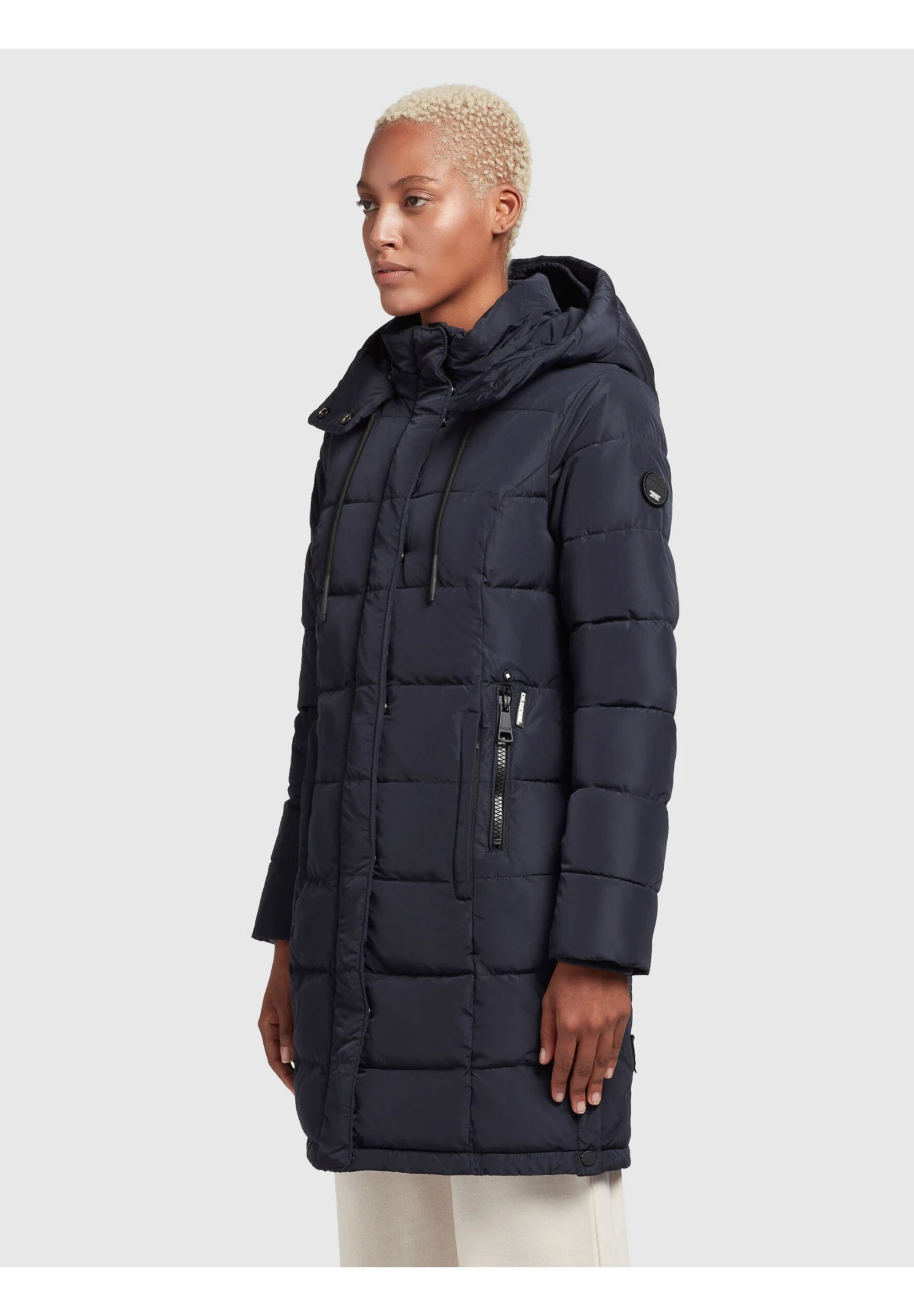 Khujo CupsCappotto InvernaleDunkelblau Donna Cappotti KH121U14T-K11 4 Khujo CupsCappotto InvernaleDunkelblau Donna Cappotti KH121U14T-K11 - immagine 4