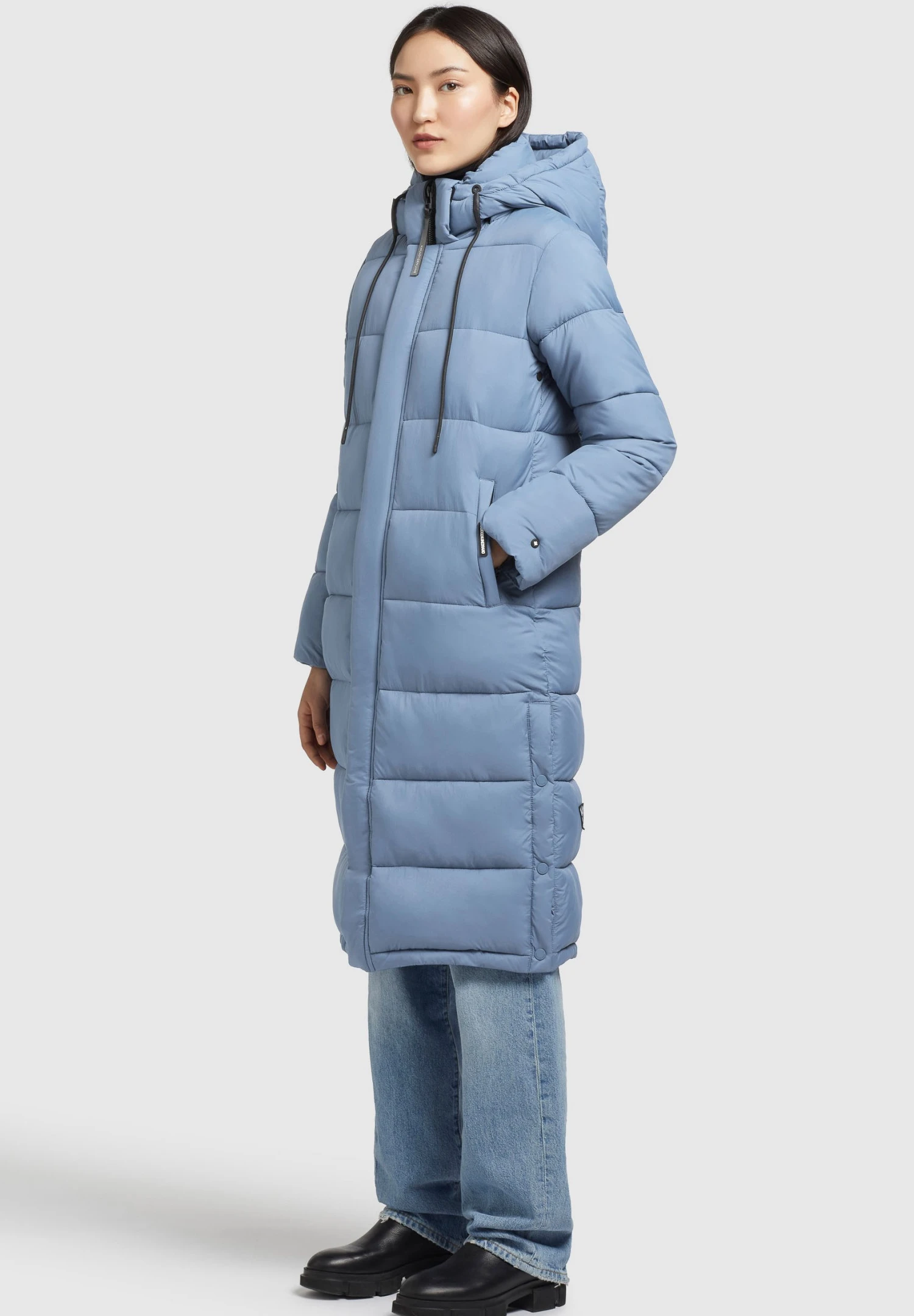 Khujo Julina MattCappotto InvernaleHellblau Donna Cappotti KH121U14M-K12 2 Khujo Julina MattCappotto InvernaleHellblau Donna Cappotti KH121U14M-K12 - immagine 2
