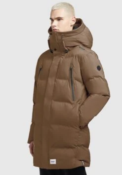 Khujo ClideCappotto InvernaleHellbraun Uomo Cappotti KH122T0FC-O11 -Vendite Khujo 2f1d6a71cb58458c904b53608ef27794