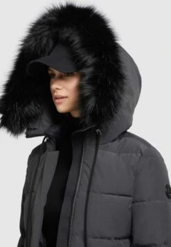 Khujo Tilda Cappotto InvernaleDunkelgrau Donna Cappotti KH121U1BH-C11 -Vendite Khujo 32a90000906f425f9490d8894303e334