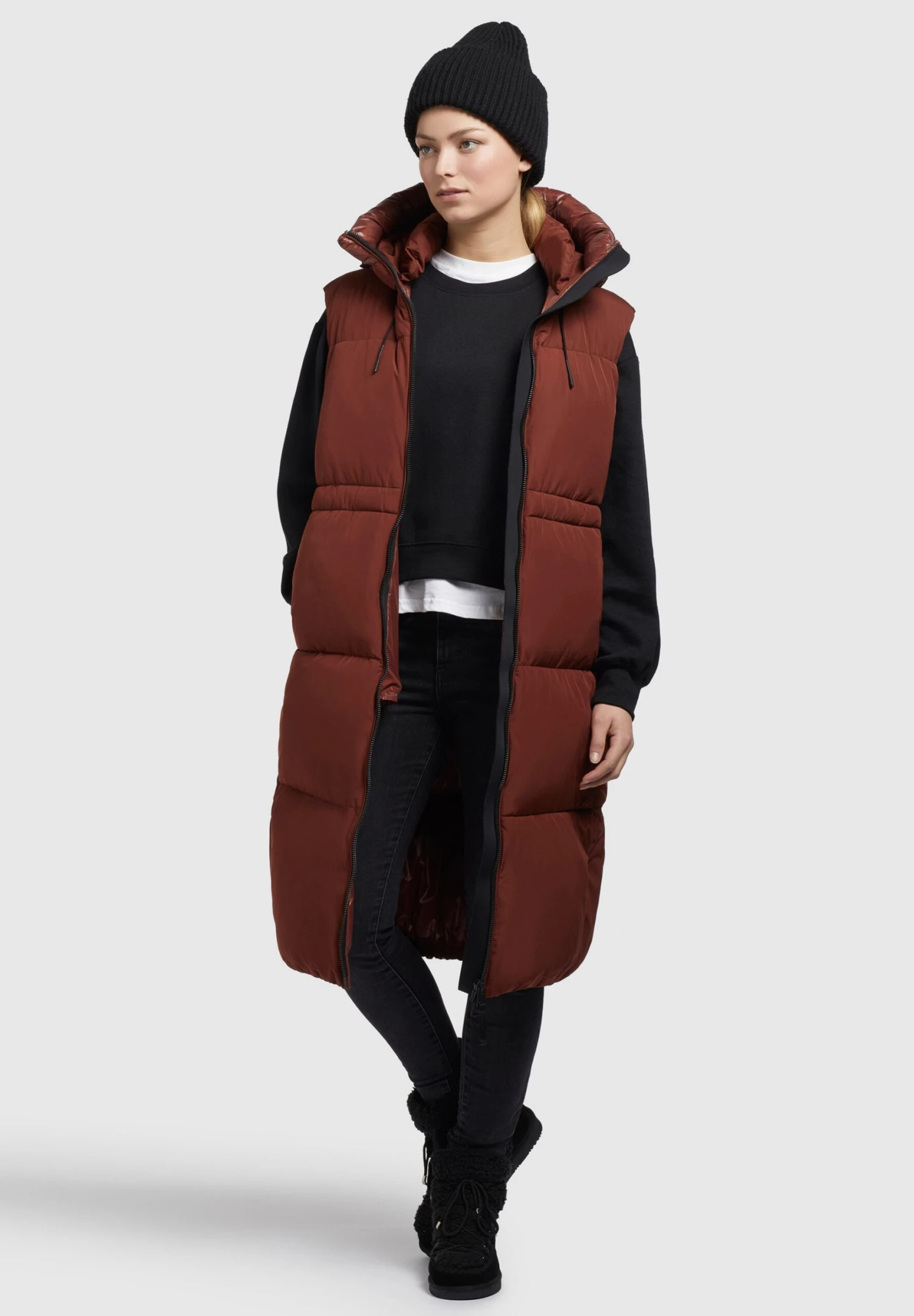 Khujo AlvaSmanicatoRotbraun Donna Giacche E Blazer KH121U1CM-O11 2 Khujo AlvaSmanicatoRotbraun Donna Giacche E Blazer KH121U1CM-O11 - immagine 2