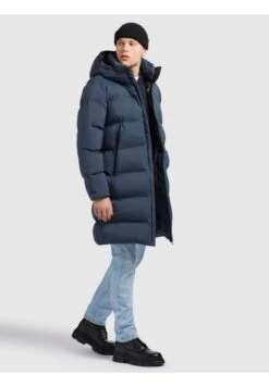 Khujo CaiusCappotto InvernaleDunkelblau Uomo Cappotti KH122T0G1-K11 -Vendite Khujo 35957a3242544ca28e45f024543c9f5b