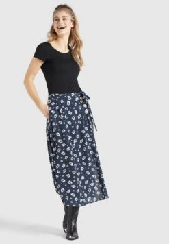 Khujo HepkeGonna A CampanaBlau-Weiß Geblümt Donna Gonne KH121B02J-K11 -Vendite Khujo 35959061941842baa786c53e4b7821a0