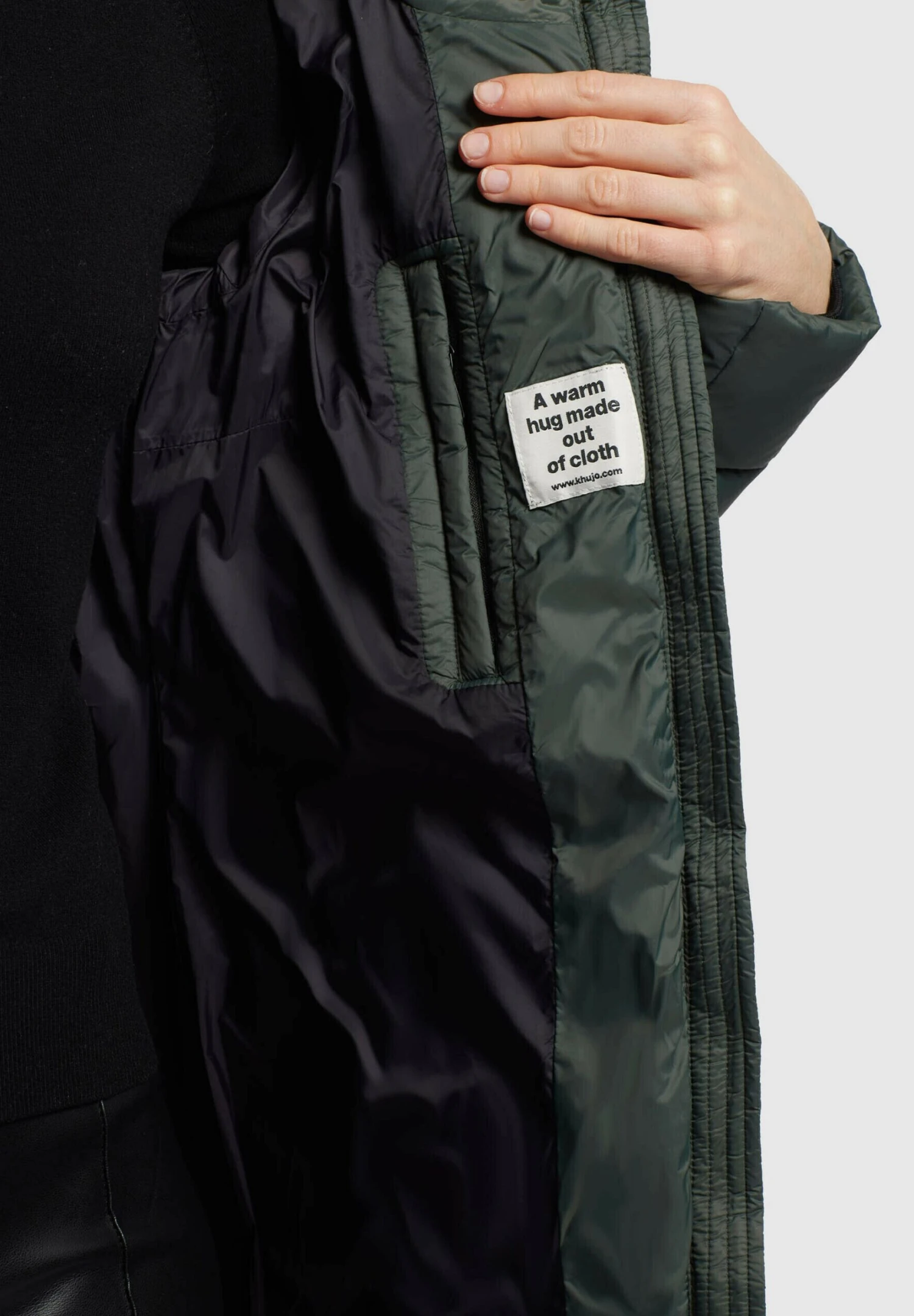 Khujo OdanaCappotto InvernaleOlivgrau Donna Cappotti KH121U1AD-N11 5 Khujo OdanaCappotto InvernaleOlivgrau Donna Cappotti KH121U1AD-N11 - immagine 5