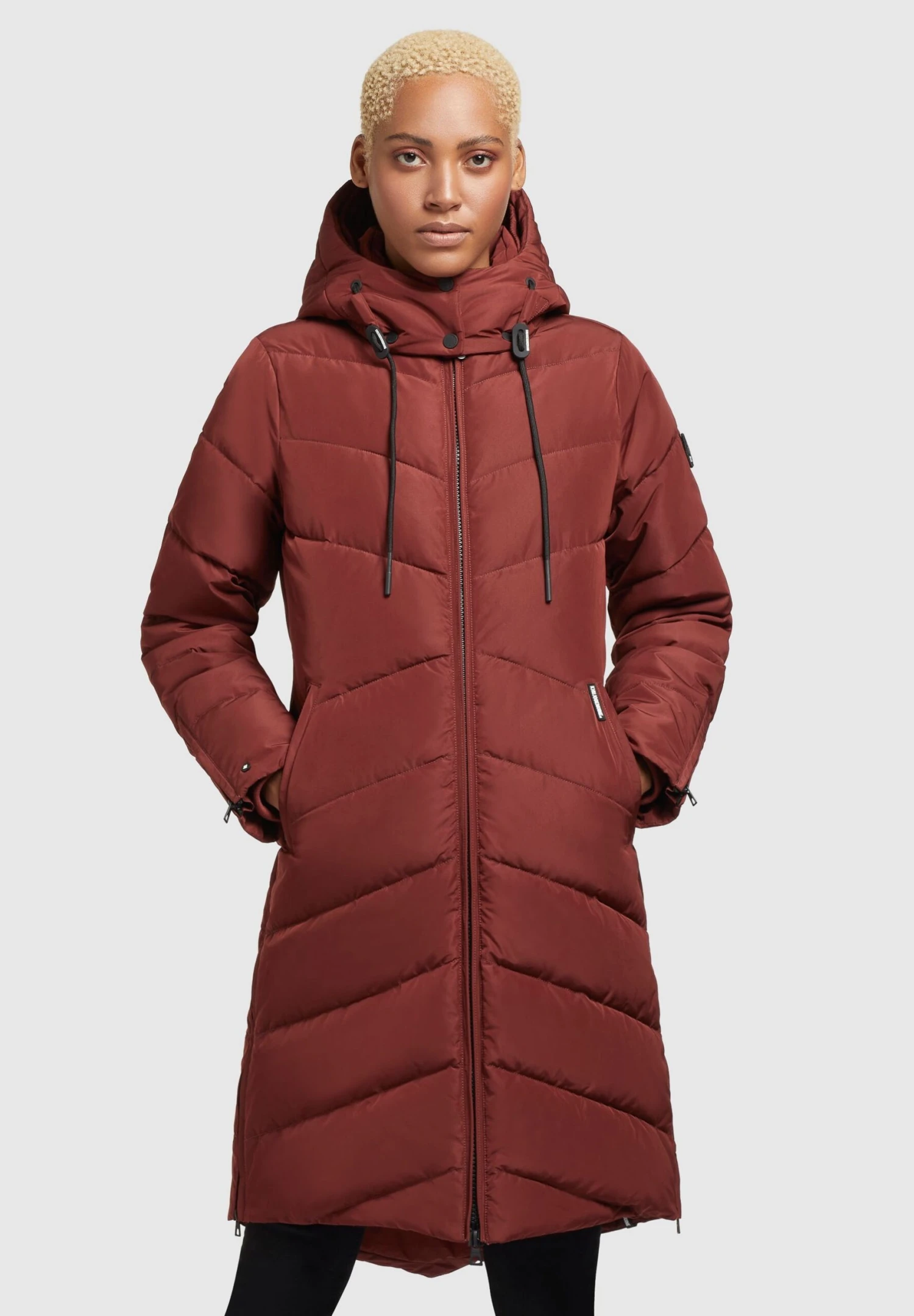 Khujo HubaCappotto InvernaleRostrot Donna Cappotti KH121U15R-G11 1 Khujo HubaCappotto InvernaleRostrot Donna Cappotti KH121U15R-G11