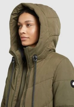 Khujo Aribay2 PeachedCappotto InvernaleKhaki Grün Donna Cappotti KH121U148-N11 -Vendite Khujo 38d0502f32544aa2a93f4654ca708c14