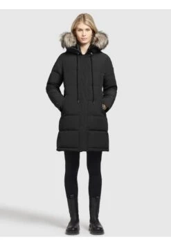 Khujo ClorenCappotto InvernaleSchwarz Donna Cappotti KH121U158-Q11 -Vendite Khujo 3ba4e9ca56ef4cbd81be3534ed42b565
