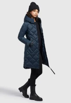 Khujo ZaritaCappotto InvernaleDunkelblau Donna Cappotti KH121U1B4-K11 -Vendite Khujo 3cc74939b3584c56b552b9cf1f0e6102
