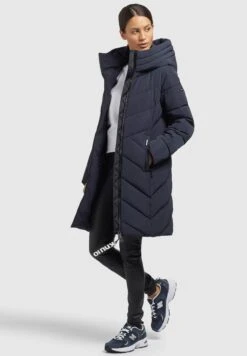 Khujo ForminCappotto InvernaleDunkelblau Donna Cappotti KH121U19K-K11 -Vendite Khujo 3e317805bef041f8b7159345e19c52db