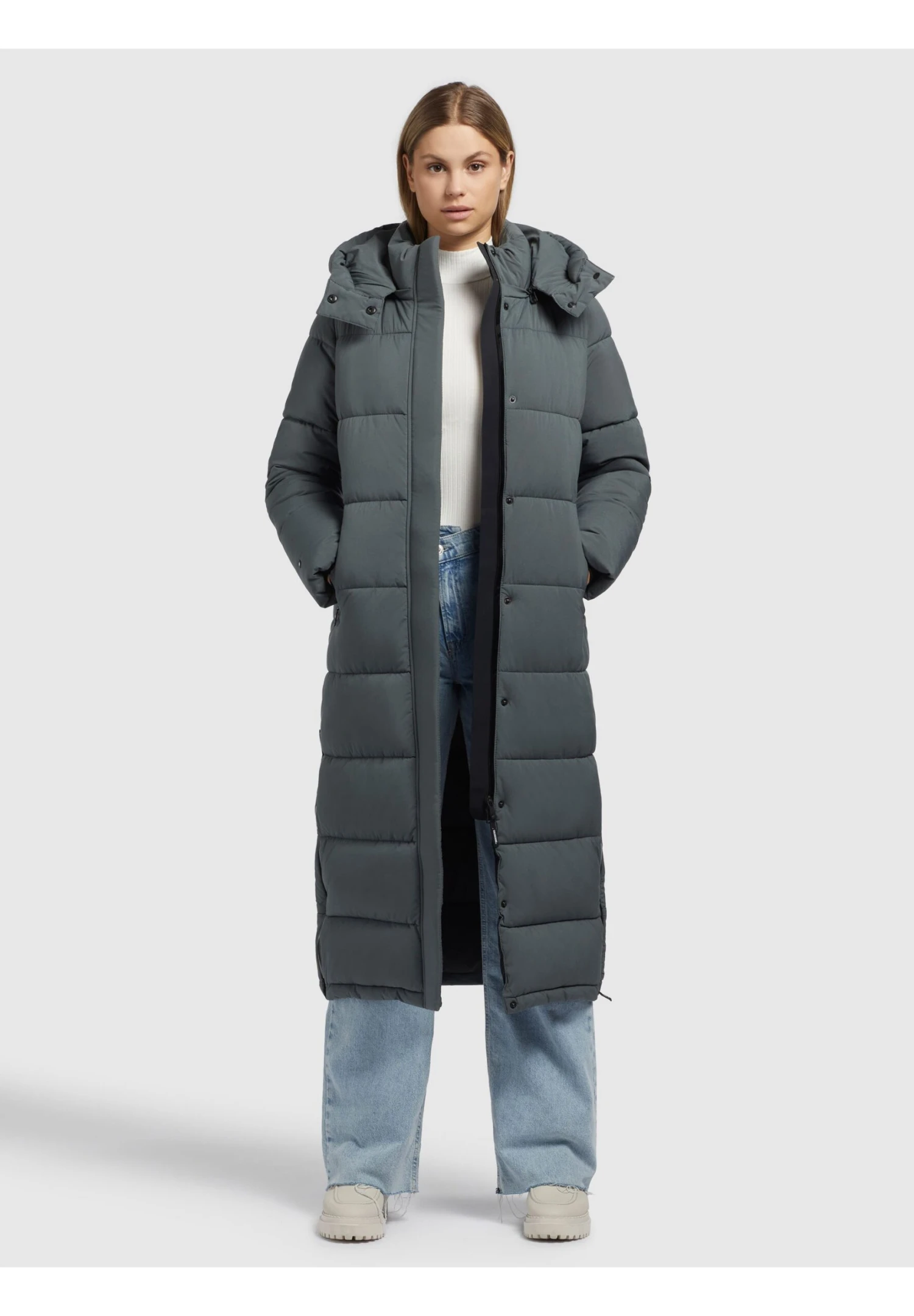 Khujo Emoria MattCappotto InvernaleGrün Donna Cappotti KH121U19P-M11 2 Khujo Emoria MattCappotto InvernaleGrün Donna Cappotti KH121U19P-M11 - immagine 2